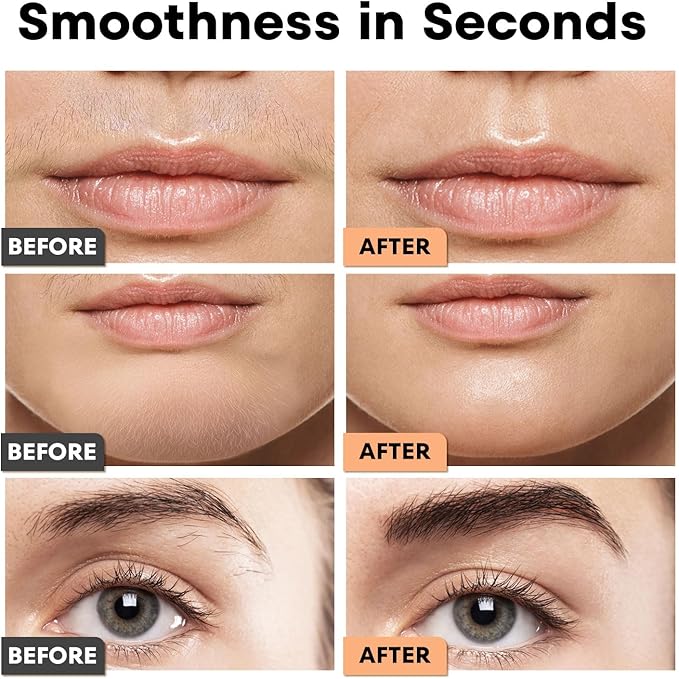 Silk Glide™ 2-in-1 Facial Hair Remover & Eyebrow Trimmer