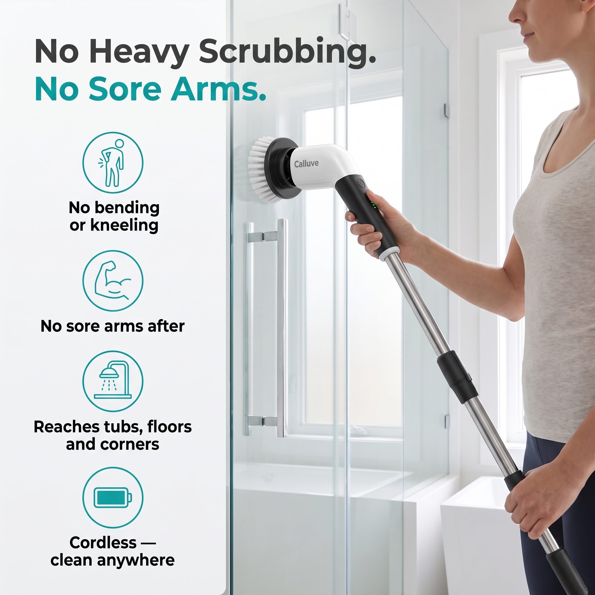 Calluve EasyReach Spin Scrubber