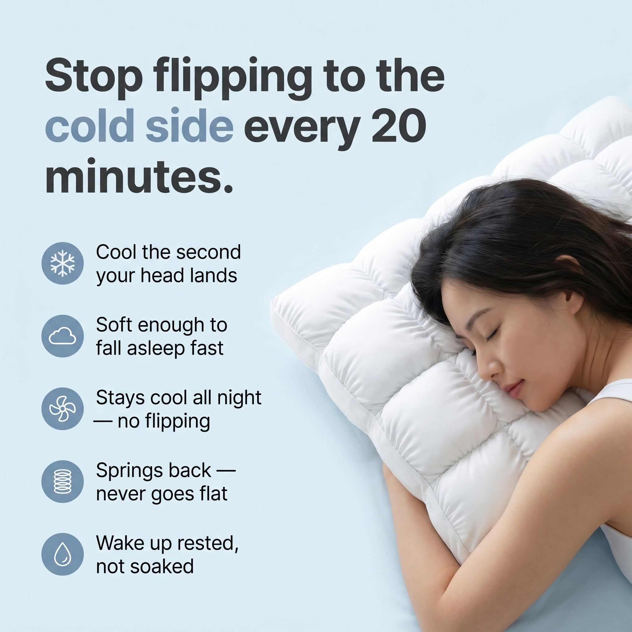 CloudChill Puff Pillow