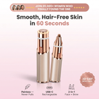 Silk Glide™ 2-in-1 Facial Hair Remover & Eyebrow Trimmer