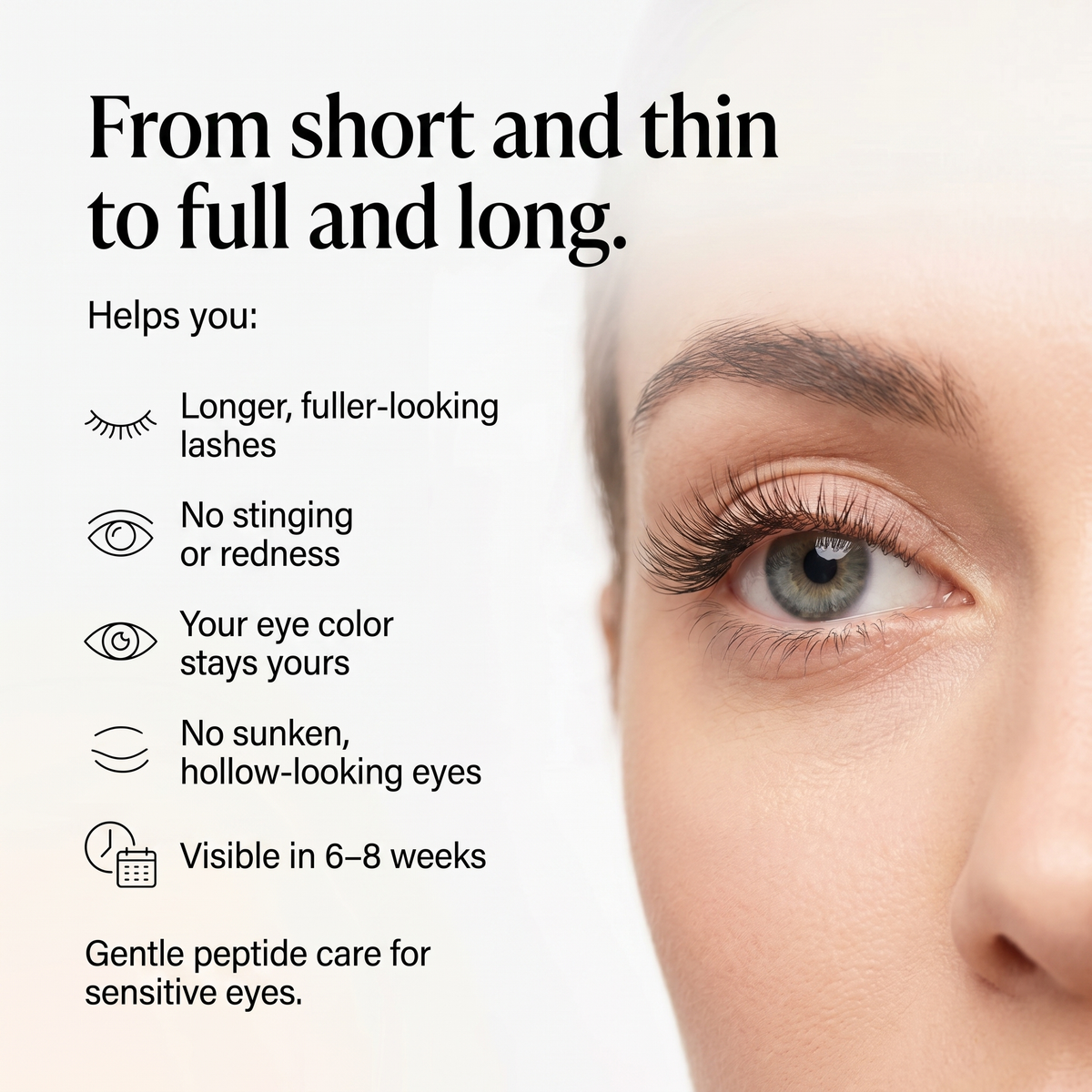 Soothe & Grow Peptide Lash Serum
