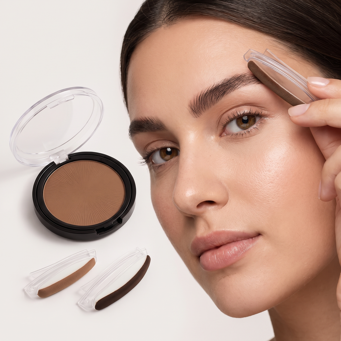 Not a "Nike check" on your face. A brow that looks like hair.