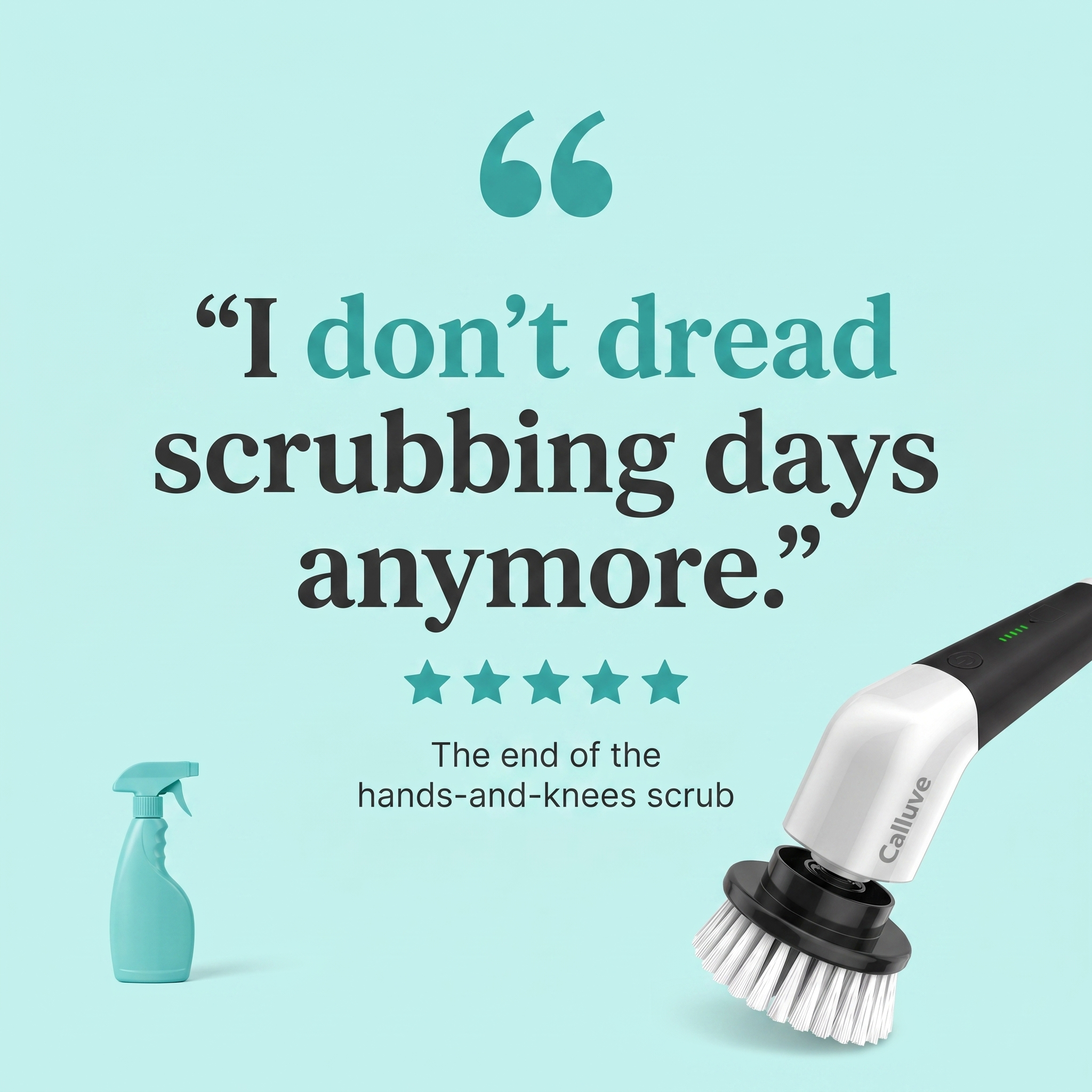 Calluve EasyReach Spin Scrubber
