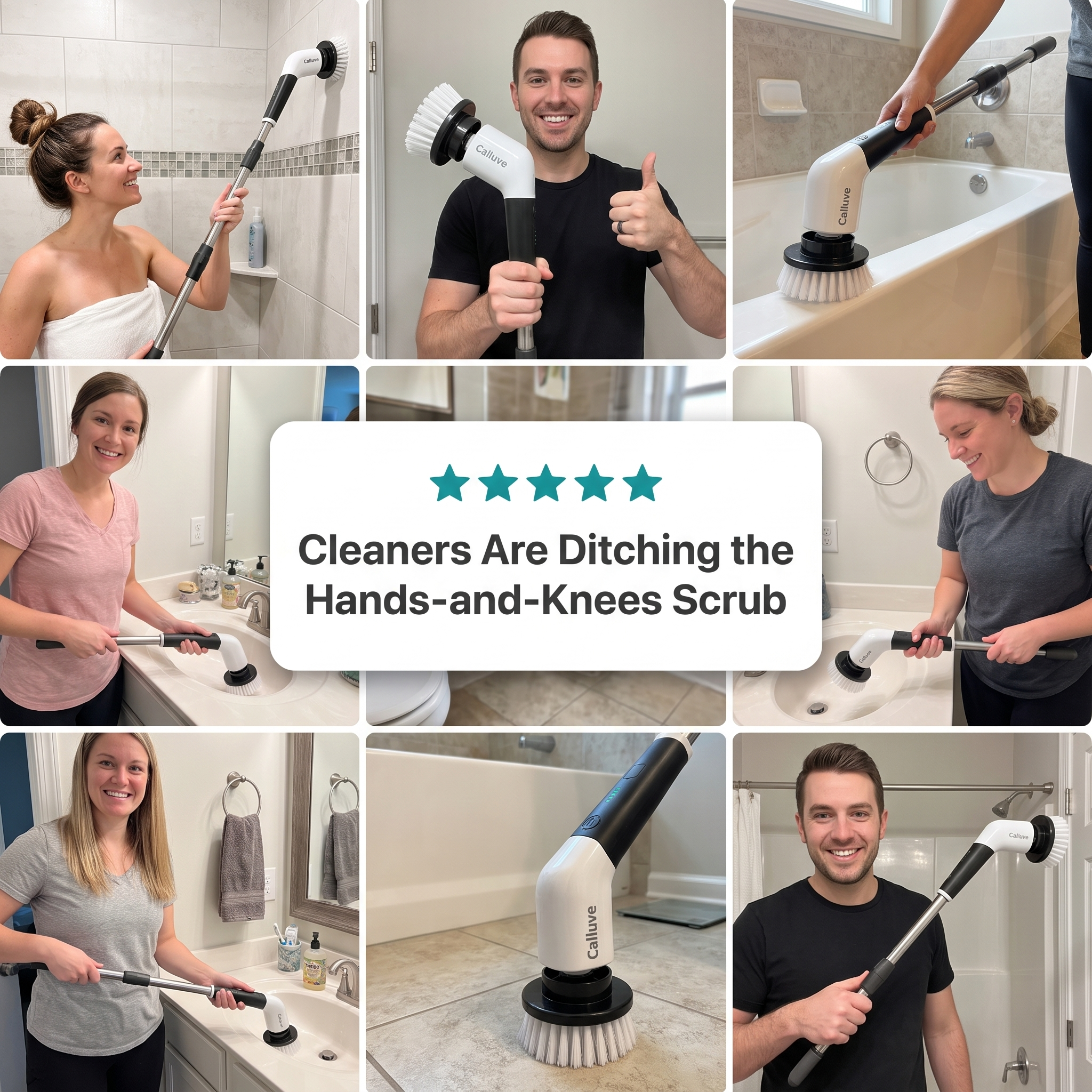 Calluve EasyReach Spin Scrubber