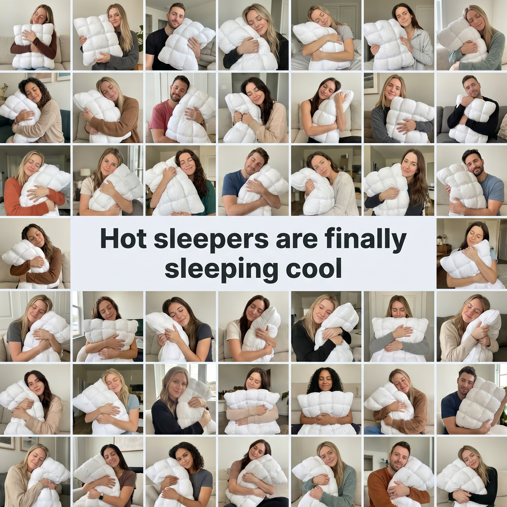 CloudChill Puff Pillow