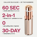Silk Glide™ 2-in-1 Facial Hair Remover & Eyebrow Trimmer