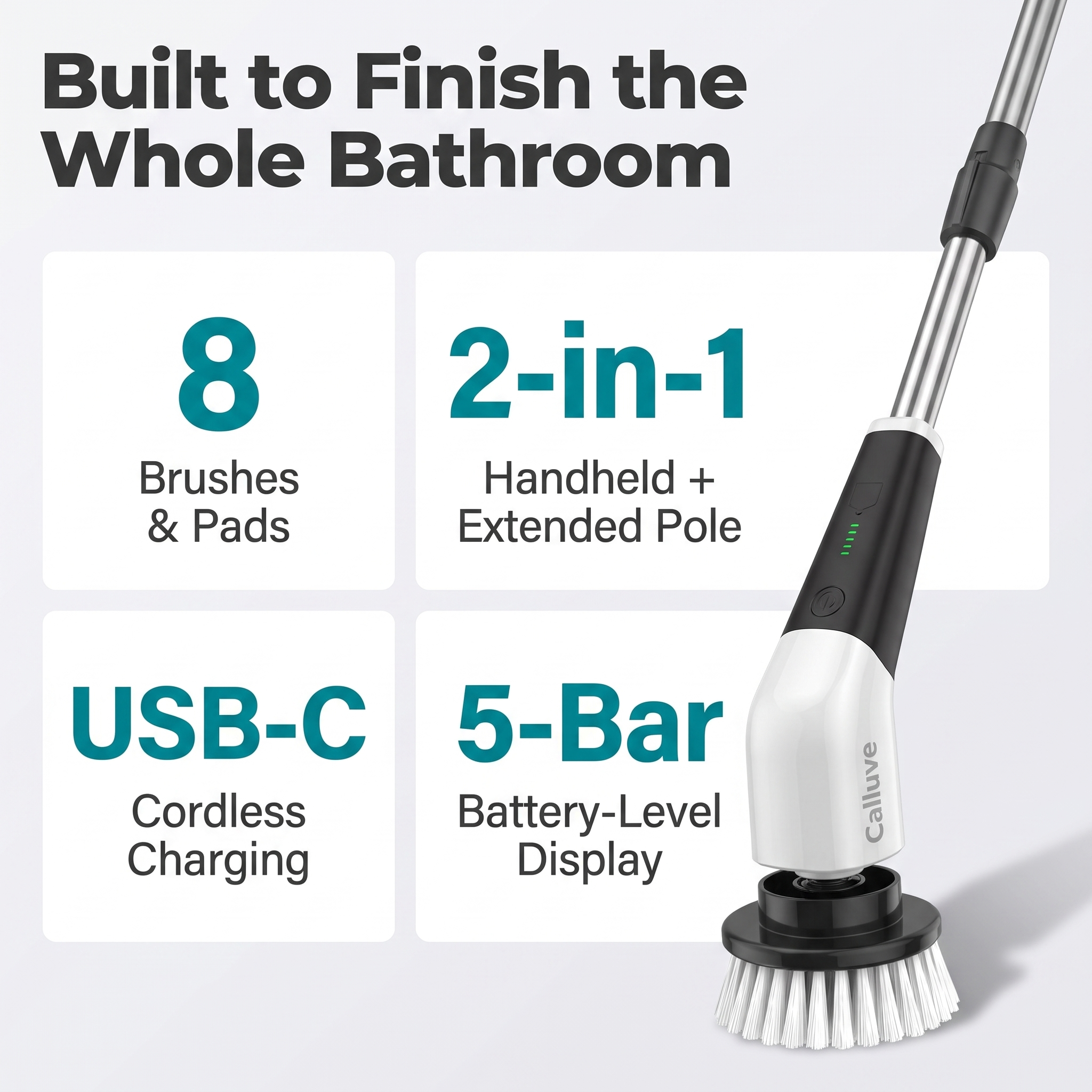 Calluve EasyReach Spin Scrubber